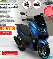 REVOLT RSX6 125 CC BENZİNLİ MOTOSİKLET fiyat ve kampanya bilgisi